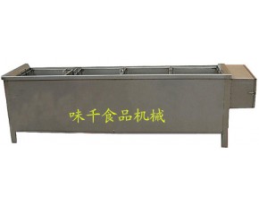 【廠家直銷】多功能漂燙燉煮油炸機，油炸鍋，水浴殺菌機，蔬菜預(yù)煮殺青機，山東味千食品機械