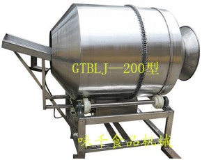 【廠家直銷】圓形滾筒式攪拌機(jī)，臥式滾筒拌料機(jī)，紅油醬菜拌料機(jī)，山東味千食品機(jī)械