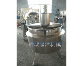 隆澤雙向攪拌夾層鍋200L蘑菇醬炒鍋