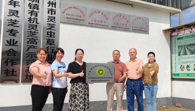 所企共建！“食用菌新品種新技術(shù)示范基地”揭牌
